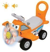 Elektronické odrážadlo Disney Kiddieland lietadlo Dusty so svetlom oranžové od 12 mes