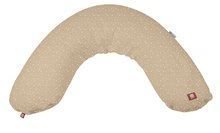 Dojčiaci vankúš Big Flopsy Print Jersey Bubble Red Castle hnedý s potlačou