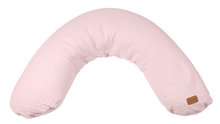 Dojčiaci vankúš Big Flopsy™ Beaba Fleur de Coton® Chalk Pink 170 cm prešívaný ružový