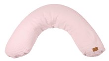 Pernă de alăptat Big Flopsy™ Beaba Fleur de Coton® Chalk Pink 170 cm roz matlasată