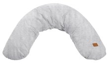 Kojící polštář Big Flopsy™ Beaba Chambray Grey 170 cm šedý