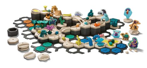 Guľôčková dráha Planéta Štartovacia sada Starter Set My Planet Junior GraviTrax 200 dielikov s figúrkami zvieratiek