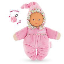 Bábika Babidoux Blossom Garden Mon Doudou Corolle s modrými očami a hrkálkou 20 cm od 0 mes