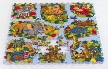 Puzzle din burete Animal Land Lumea animalelor Lee Chyun 81 bucăţi 92*92*1,4 cm de la 0 luni