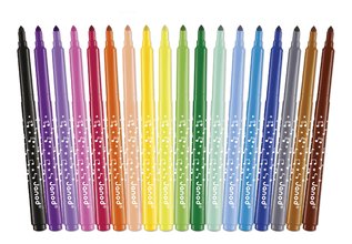 Filctollak Long-Lasting Felt-Tip Pens Janod 18 szín J07407