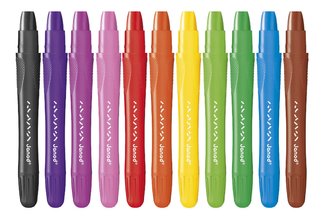 Gél zsírkréta Gel Crayons Janod lemosható 10 szín J07416