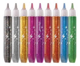 Ragasztó csillámokkal Glitter Glue Janod 9 szín J07418