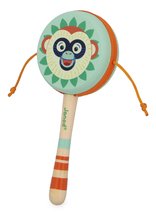 Drevený hudobný nástroj ručný bubienok Monkey Hand Drum Gioia Janod od 24 mes J07660