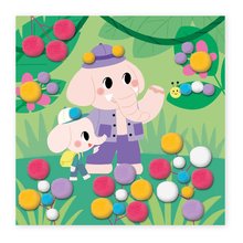 Maxi kreatívna sada brmbolce My Arts&Crafts Pompoms Atelier Janod 54-dielna J07741