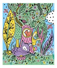Maxi kreatívna sada Maľovanie Zvieratká v noci Magic Painting Good Night Atelier Janod 6 magických malieb od 6 rokov J07875