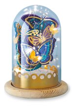 Kreatívna sada na výrobu dekorácie Svietiace motýle Illuminated Butterfly Bell Jar Atelier Janod 10-dielna od 8 rokov J07878