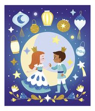 Maxi kreatívna sada Čarovná noc Magic Night Atelier Janod trblietavý piesok svietiaci v tme od 5 rokov J07885
