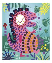 Maxi kreatívna sada Mozaika Dinosaury Mosaics Dinosaurs Atelier Janod 8 kariet od 4 rokov J07903