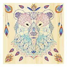 Maxi kreatívna sada Tvoríme so šnúrkami Zvieratká String Art Animal Pictures Atelier Janod 5 kariet a 800 klinčekov od 10 rokov J07912