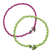 Sada na výrobu šperkov Neónové náramky Neon Brazilian Bracelets Atelier Janod so šperkovničkou od 8 rokov J07929