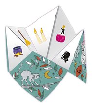 Mini kreatívna sada Nebo peklo raj Origami Paper Fortune Tellers Atelier Janod papierové skladačky 24 kariet od 7 rokov J07941