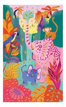 Midi kreatívna sada 3D maľovanie Džungľa 3D Painting Jungle Atelier Janod 3 obrázky a 2 farby od 7 rokov J07950
