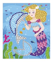 Maxi kreatívna sada Mozaika Delfíny a Morské panny Mosaics Dolphins and Mermaids Atelier Janod 5 obrázkov od 7 rokov J07961