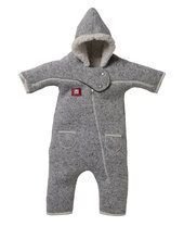 Kojenecká kombinéza Red Castle Snug Combi T-zip šedá 0-6 měsíců – dvouvrstvý Polar fleece 082608