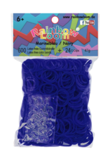 Rainbow Loom originální transparentní gumičky 600 kusů modré od 6 let