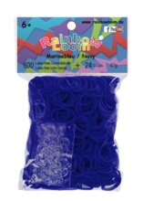 Elastice originale Rainbow Loom transparente cu 600 bucăţi, albastru de ocean de la 6 ani