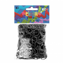Rainbow Loom originální gumičky 600 kusů šedé od 6 let