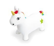 Jednorožec na skákanie Unicorn Ride on Mondo gumený biely