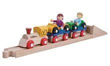 Náhradné diely k vláčikodráhe Train Motorail Train Eichhorn rušeň s dvoma vagónmi a autami 10 dielov 38 cm dĺžka