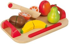 Fa vágódeszka gyümölcsökkel Chopping Board Fruits Eichhorn 12 részes 24 hó-tól