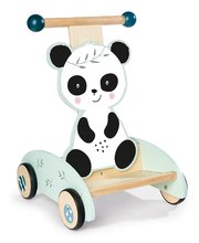 Drevené chodítko Panda Activity Walker Eichhorn s gumenými kolieskami a úložným priestorom od 12 mes