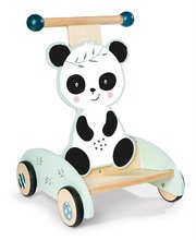 Drevené chodítko Panda Activity Walker Eichhorn s gumenými kolieskami a úložným priestorom od 12 mes