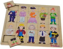 Puzzle din lemn locuri de muncă Lift Out Puzzle Eichhorn 31 piese de la 24 luni