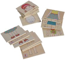 Fa puzzle emberi test Body Puzzle with Wooden Box Eichhorn 18 darabos dobozban 24 hó-tól EH5414