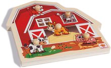 Fa puzzle farm Puzzle with Sound Eichhorn 5 állatka hanggal 24 hó-tól EH5415