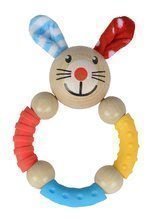 Dřevěné chrastítko Rabbit Beads Baby Eichhorn zajíček od 3 měsíců