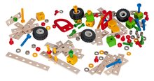 Joc de construit din lemn Constructor Tuning Set 111 Eichhorn piese de schimb 111 piese de la 3 ani EH39009