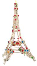 Drevená stavebnica Eiffelova veža Constructor Eiffel Tower Eichhorn 3 modely (Eiffelova veža, veterný mlyn, Víťazný oblúk) 315 dielov od 6 rokov