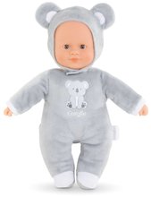 Panenka koala Sweet Heart Koala Corolle s hnědýma očima a snímatelnou kapucí s oušky 30 cm od 9 měsíců