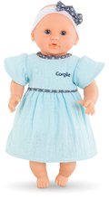 Bábika Bébé Calin Maud Corolle s modrými klipkajúcimi očami a fazuľkami 30 cm od 18 mes