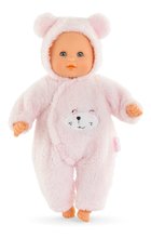 Panenka Bébé Calin Loving Teddy Bear Mon Premier Poupon Corolle s modrýma mrkacíma očima a 2 doplňky 30 cm od 18 měsíců