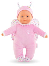 Bábika motýlik Sweet Heart Butterfly Mon Doudou Corolle s modrými očami a krídelkami 30 cm od 9 mes