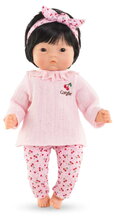 Bábika Bébé Calin Nina Mon Premier Poupon Corolle s hnedými klipkajúcimi očami 30 cm od 18 mes