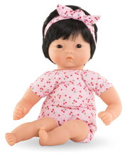 Panenka Bébé Calin Nina Mon Premier Poupon Corolle s hnědýma mrkacíma očima 30 cm od 18 měsíců