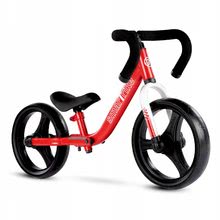 Bicicletă pliabilă fără pedale Folding Balance Bike Red smarTrike din aluminiu cu mânere ergonomice de la 2-5 ani