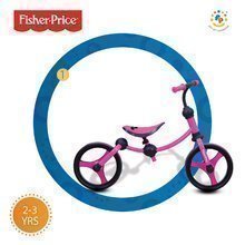 Bicicletă fără pedale Fisher-Price Running Bike 2in1 smarTrike roz-negru de la 24 luni