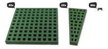 Dopadová plocha pre trampolíny s priemerom 427 cm Freezone Safety Tiles Exit Toys zatrávňovacia protišmyková ET10811400