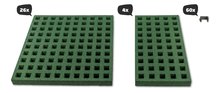 Esésvédő gumilap trambulinokhoz 244*427 cm méretekkel Feezone Safety Tiles Exit Toys füvesíthető csúszásmentes ET10848400