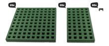 Dopadová plocha pre trampolínu s rozmermi 275*458 cm Feezone Safety Tiles Exit Toys zatrávňovacia protišmyková ET10849500
