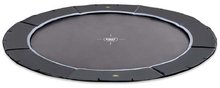 Trampolína Dynamic Groundlevel Sports Exit Toys do zeme okrúhla 366 cm priemer čierna