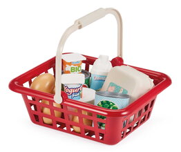 Nákupný košík Grocery Basket 100% Chef Écoiffier s potravinami 11 doplnkov od 18 mes